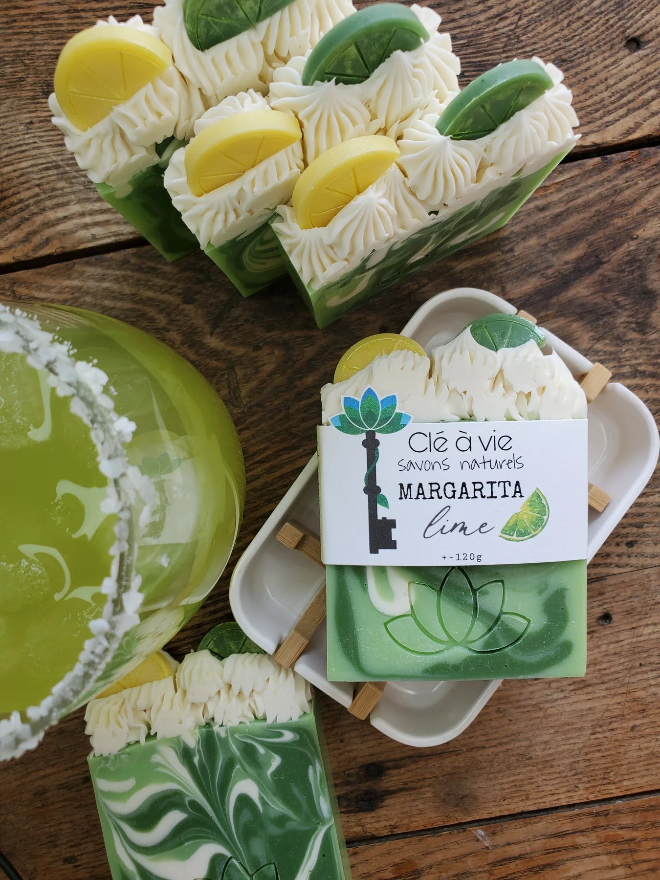 Clé à vie - Savon margarita lime