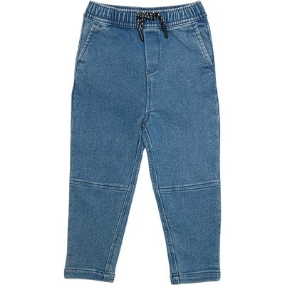 Pâte à sucre étalée Bleu Jeans (denim blue)