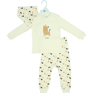 MID - Pyjama 3 morceaux bavoir chiens, chandail et pantalon