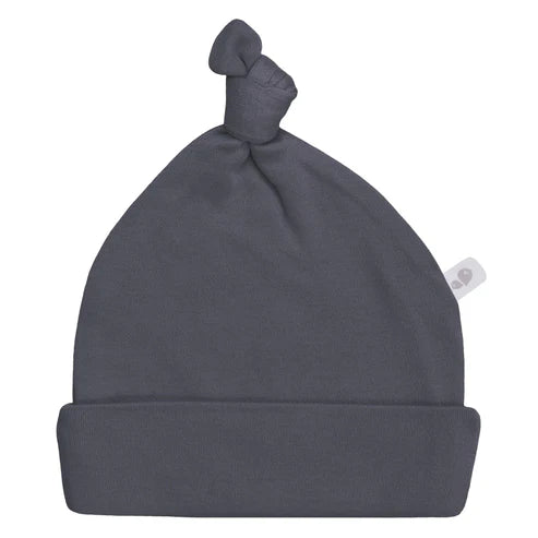 Perlimpinpin - Bonnet pour bébé en bambou - charcoal, 1-3 mois