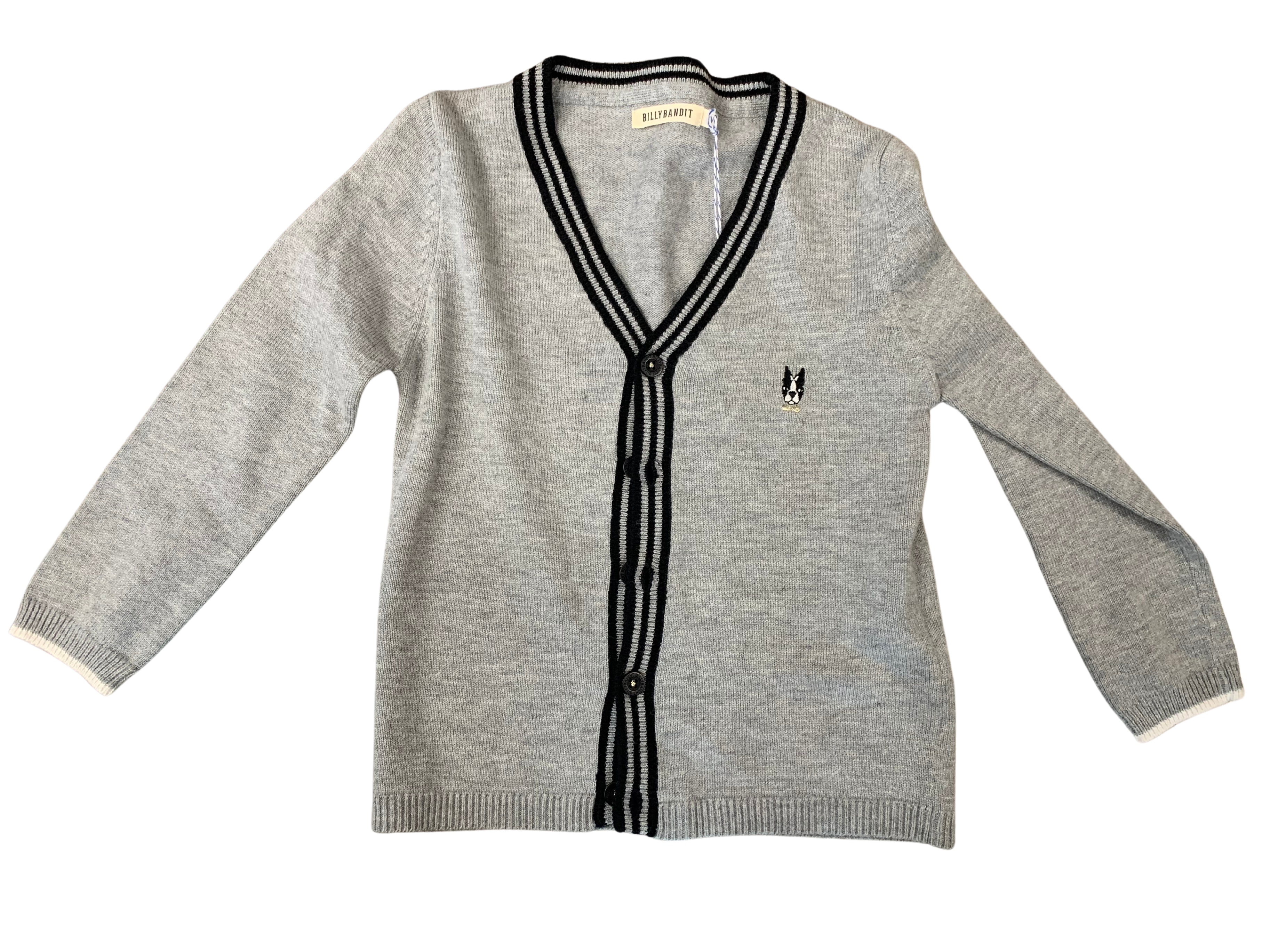 Billybandit - Veste en tricot gris 5 ans