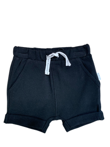 Miles the label - Short noir en coton, 3 mois