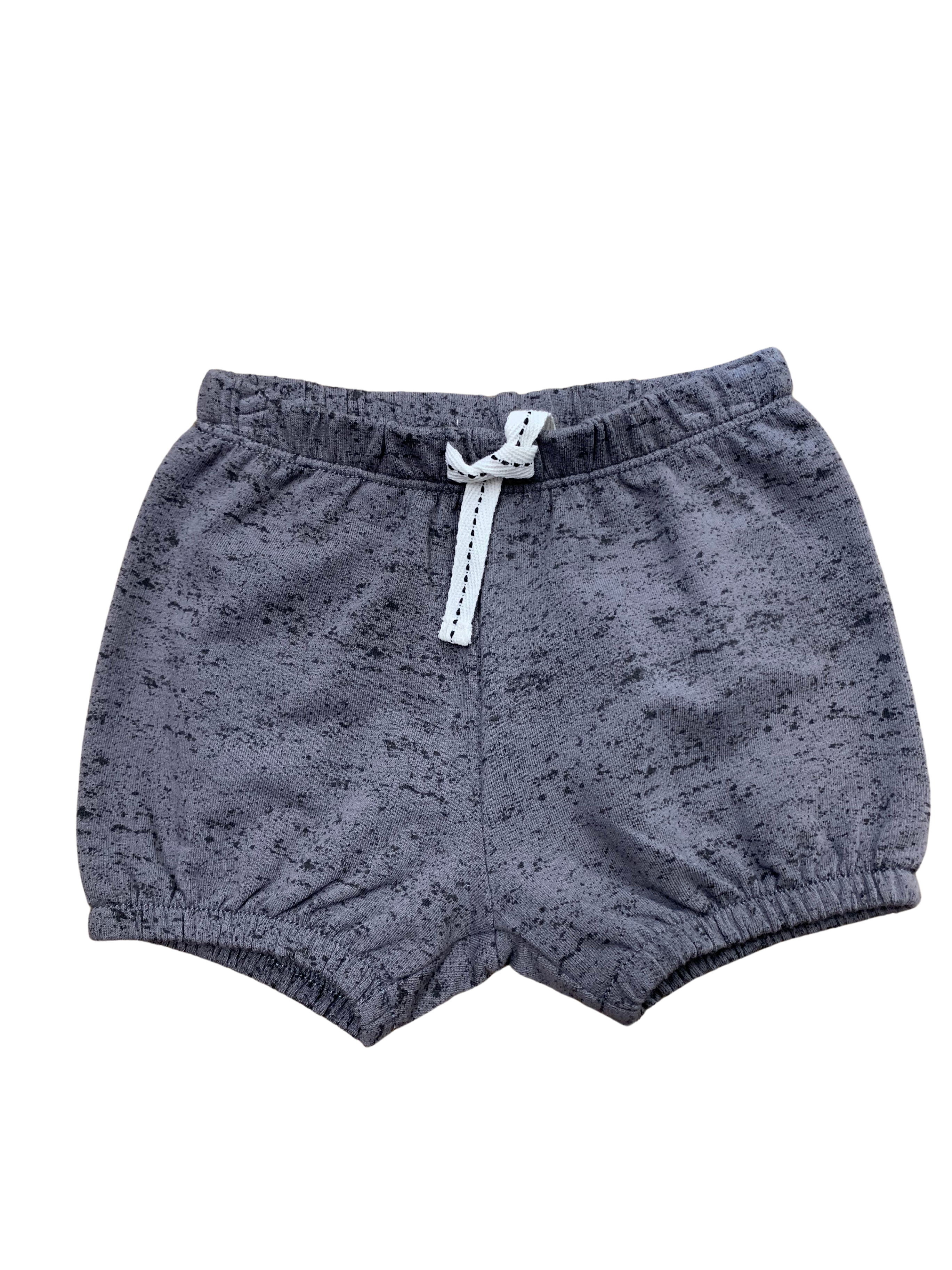 Miles the label - Short gris et noir, 3 mois