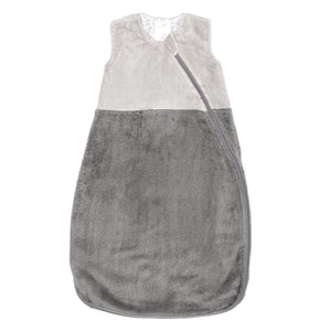 Perlimpinpin - Sac de nuit en peluche - Gris uni (1.5 Togs)