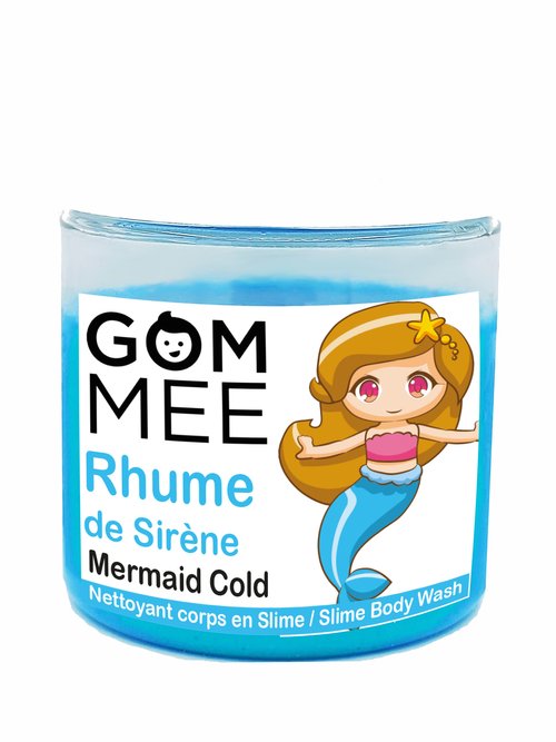 Gom-mee - Slime moussante sirène bleue