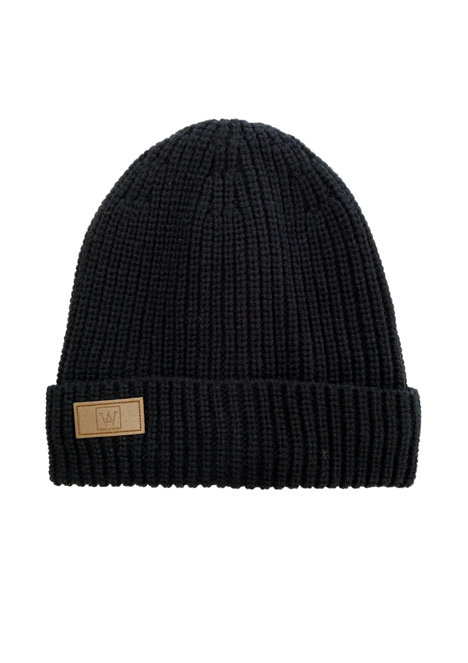 Will & You - Tuque en lainage doublée en polar, noir