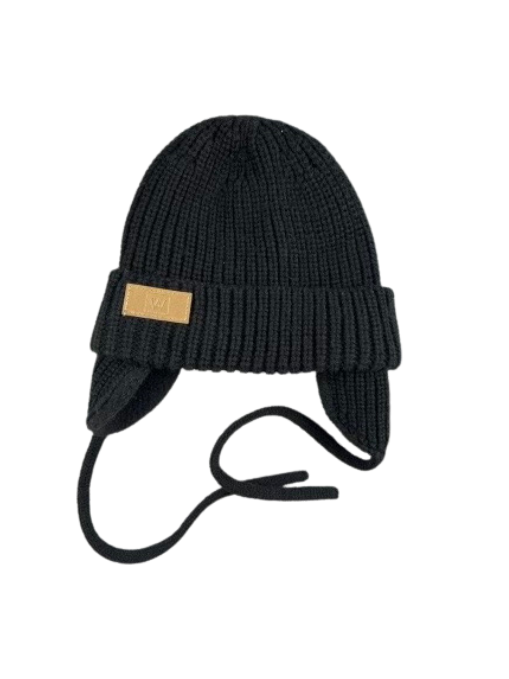 Will & You - Tuque en lainage doublée en polar, noir