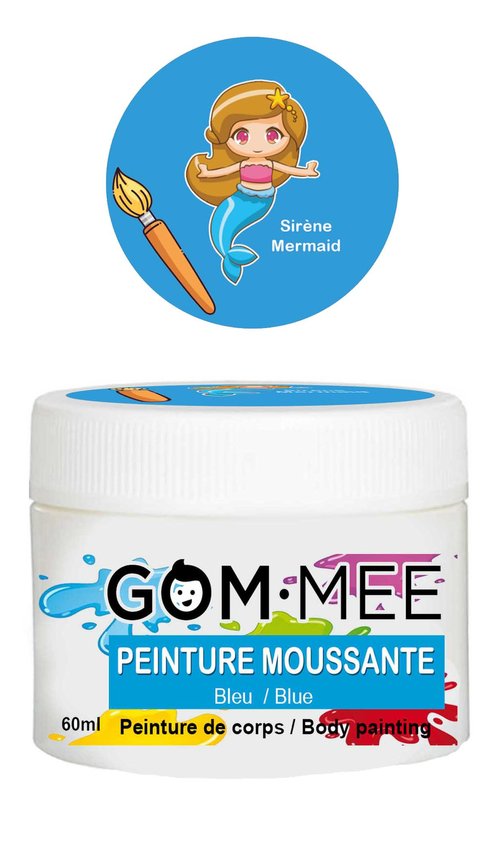 Gom mee - Nettoyant peinture moussante bleue - Sirène