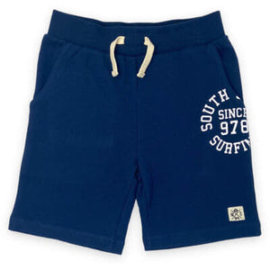 M.I.D - Short en coton marine