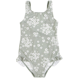 Petit lem - Maillot de bain sauge à imprimé floral, 2 ans