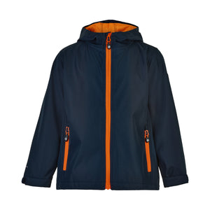 Color kids - Manteau mi-saison - Bleu et orange, 2 ans