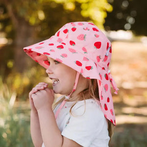 Jan & Jul - Chapeau de soleil Aqua-Dry Adventure pour enfants | Fraises