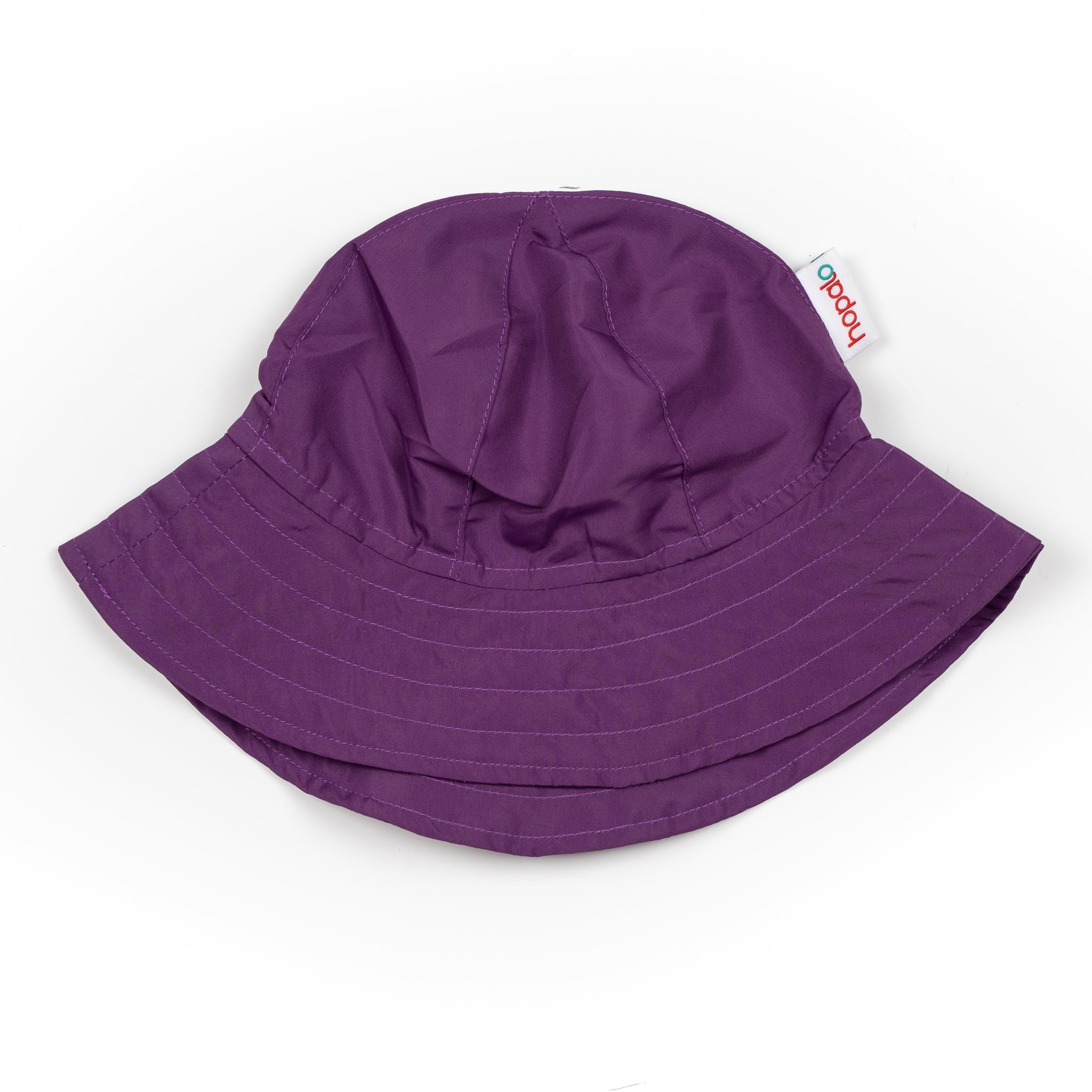 Hopalo - Chapeau  soleil nautique UV50+ ajustable - Prune