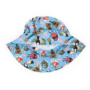 Hopalo - Chapeau  soleil nautique UV50+ ajustable - Tropical