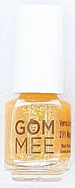 Gom-mee - Vernis à ongle magique, dorée scintillante 16