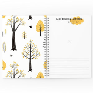 Moments ancrés - Mon journal de bébé - Forêt jaune