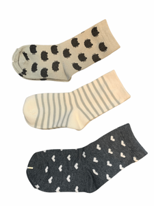 Losan - Trio chaussettes chat gris