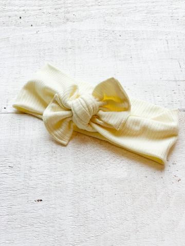 Bandeau Texturé Jaune Mini-bretzel