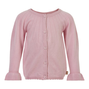 Creamie - Cardigan pointelle - Rose