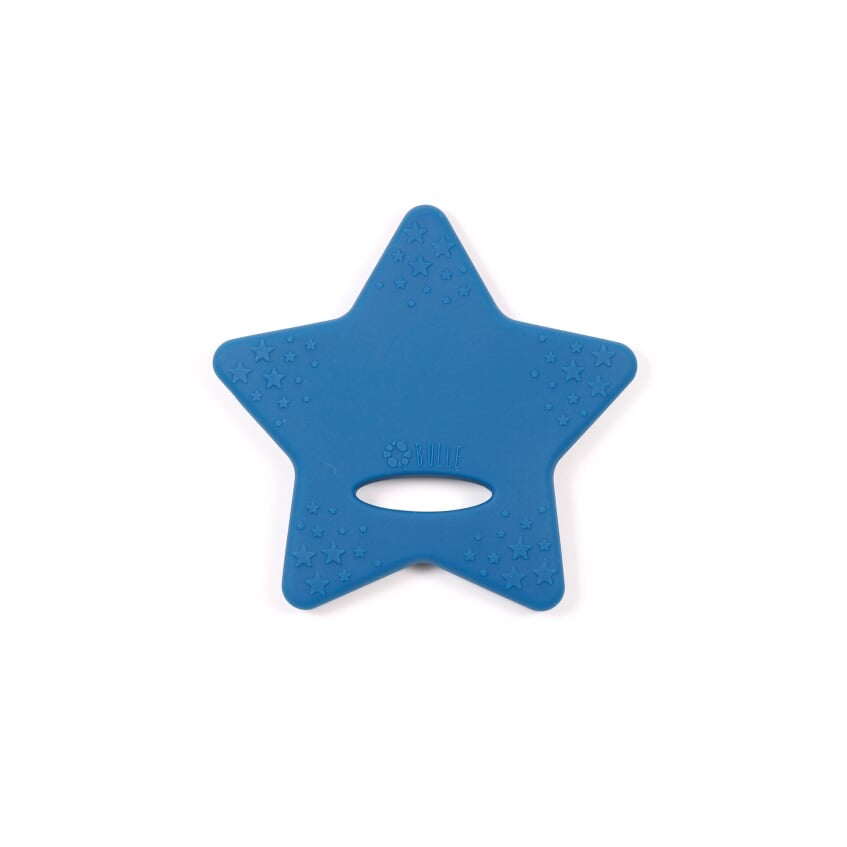 Bulle bijouterie- jouet doudou étoile bleu saphir