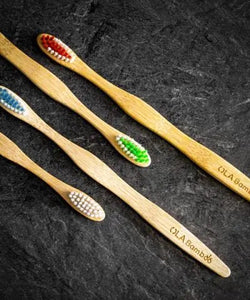 Ola bamboo- brosse à dents en bambou médium