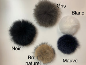 MEF créations - Tuque doublée pour l’hiver - noir adulte