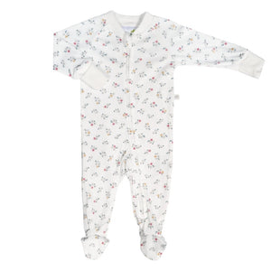 Perlimpinpin - Pyjama pour bébé en bambou - Floral