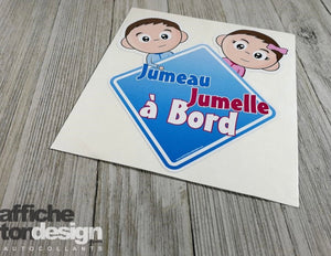 Affiche ton design- jumeau/jumelle