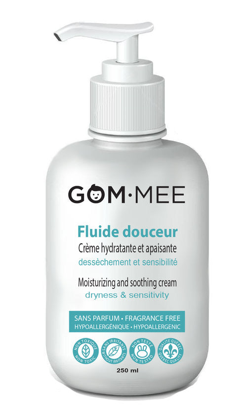 CRÈME HYDRATANT HYPOALLERGÉNIQUE ECZÉMA PEAU SENSIBLE BÉBÉ ENFANT 250ML | GOMMEE