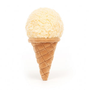 Jellycat - Cornet de crème glacée à la vanille