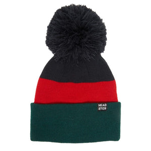 Headster - Tricolor Tuque  doublure en polar- True Indigo