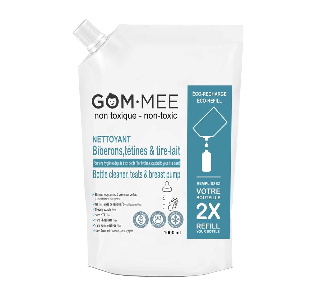Gom-mee - Nettoyant Biberons, tétines & tire-lait ECO-REFILL