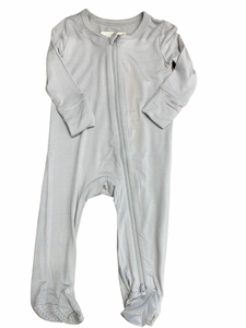 Mini-bretzel - Pyjama à zip, gris 3-6 mois