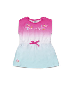 Tuc Tuc - Robe en maille tie and dye fille coquillage, 2 ans