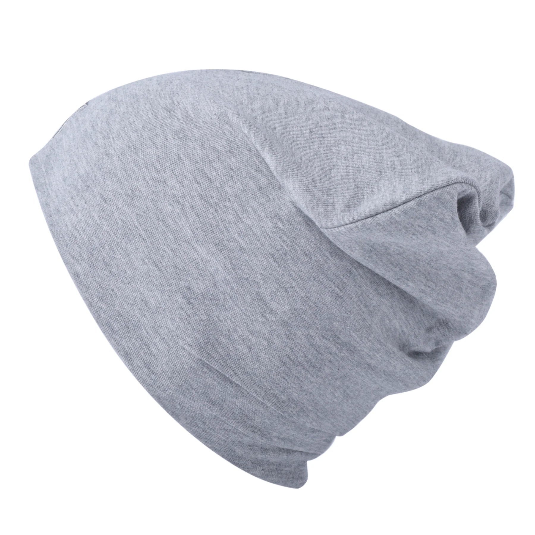 L&P Apparel - Tuque beanie en coton, gris